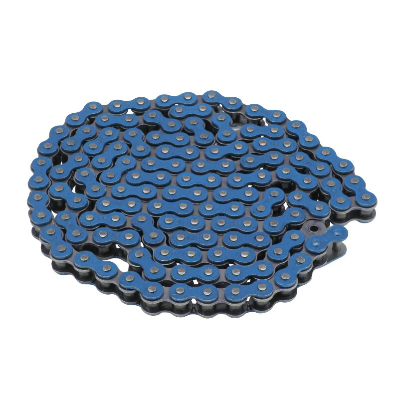 Chaîne Voca Racing MOTO 420 RENFORCE COULEUR BLEU 136